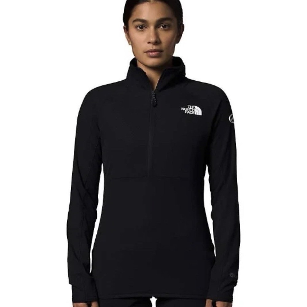 Womens The North Face XS Summit Future Fleece Black‎ Full Zip Hoody NWT Logo - Picture 7 of 9